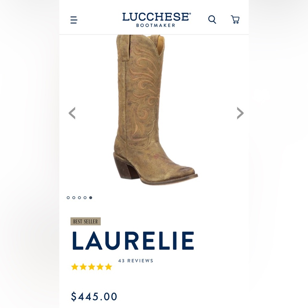 Size 7 1/2 ! Lucchese boots!